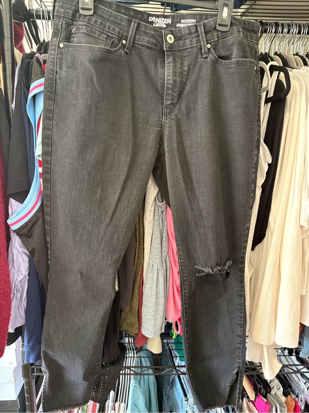 Denizen Levi's Modern Slim Black Women Jeans Size 16